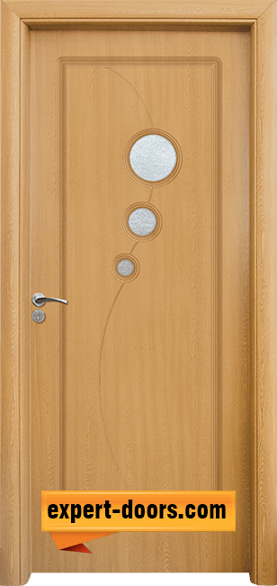 Интериорна врата модел 017, цвят Светъл дъб