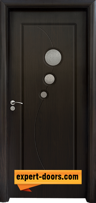 Интериорна врата модел 017, цвят Венге