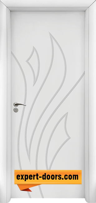Интериорна врата модел 033- P, цвят Бял