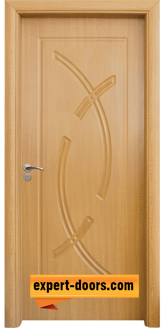 Интериорна врата модел 056-P, цвят Светъл дъб