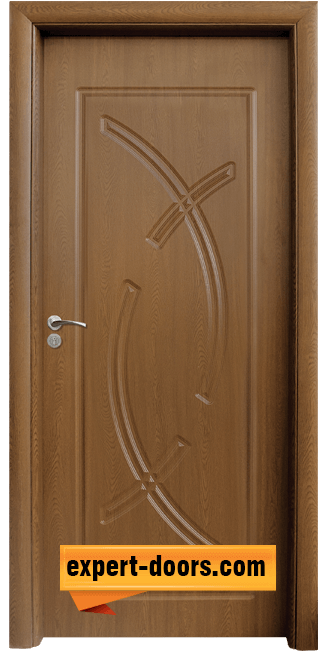 Интериорна врата модел 056-P, цвят Златен дъб