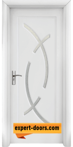 Интериорна врата модел 056, цвят Бяла