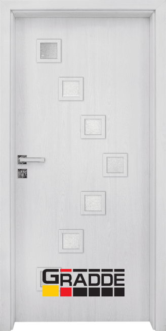 Интериорна врата Gradde Zwinger, цвят Сибирска лиственица