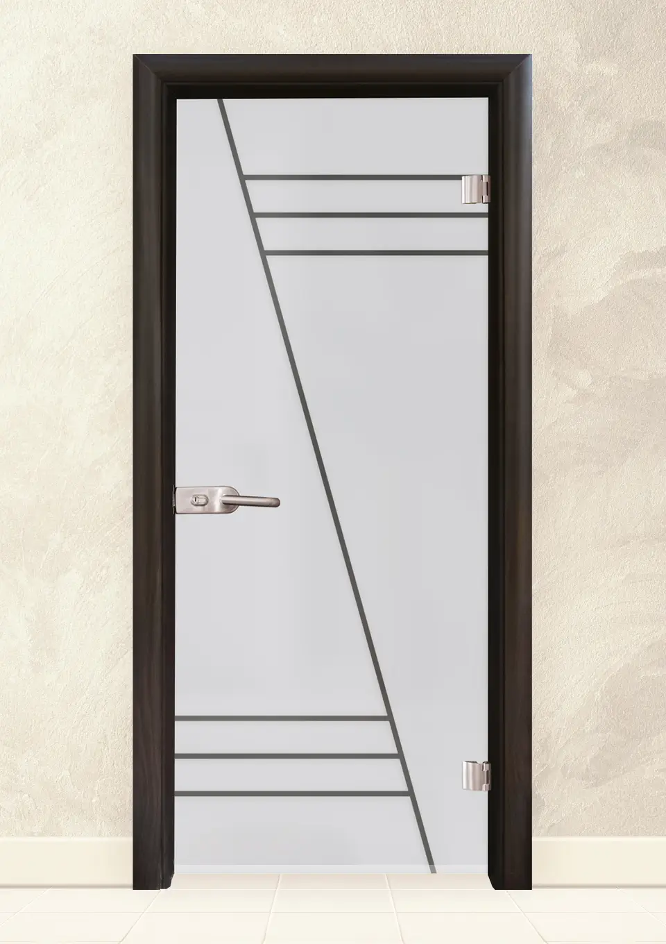Стъклена интериорна врата Sand G 13-4 Венге