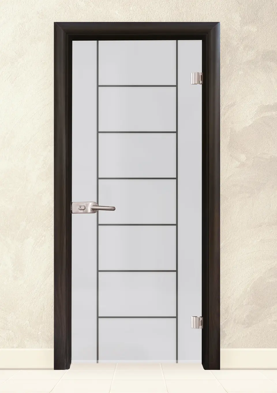Стъклена интериорна врата Sand G 13-6 Венге