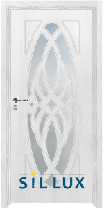 Интериорна врата Sil Lux 3007, цвят Снежен бор