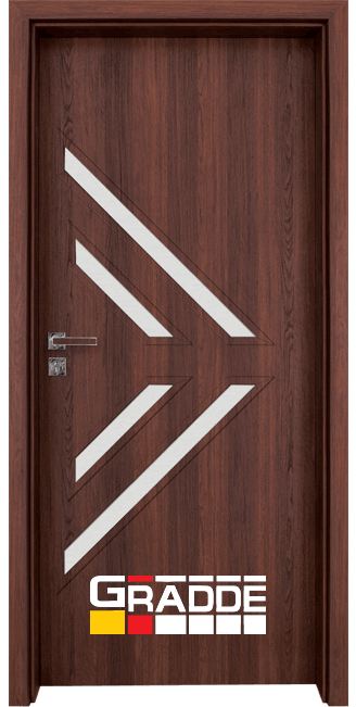 Интериорна врата Gradde, модел Paragon-Glas, цвят Шведски Дъб