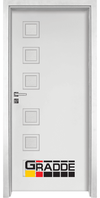 Интериорна врата Gradde Reichsburg - Бял Мат
