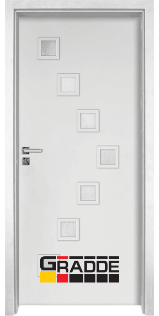 Интериорна врата Gradde Zwinger - Бял Мат