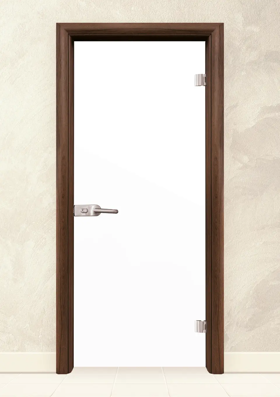 Стъклена врата Folio G-15-1 Орех