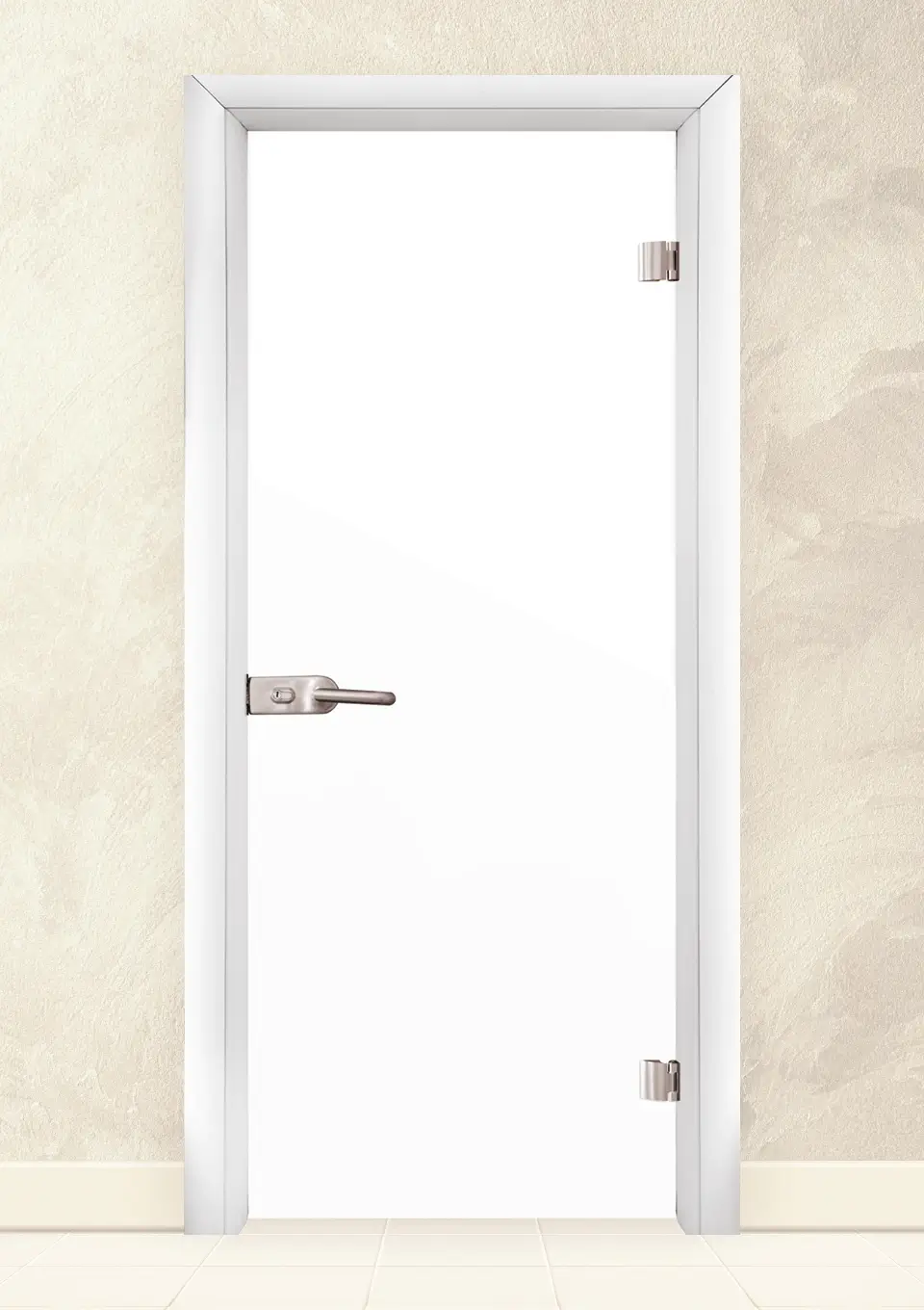 Стъклена врата Folio G-15-1 Бял