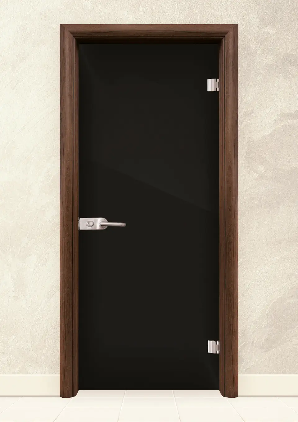 Стъклена врата Folio G-15-2 Орех