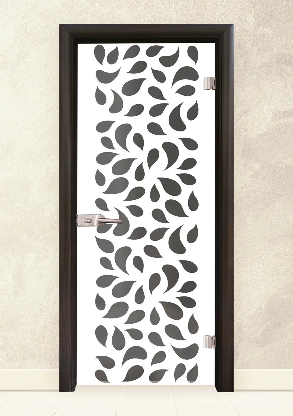 Стъклена интериорна врата Print G 13-1 Венге